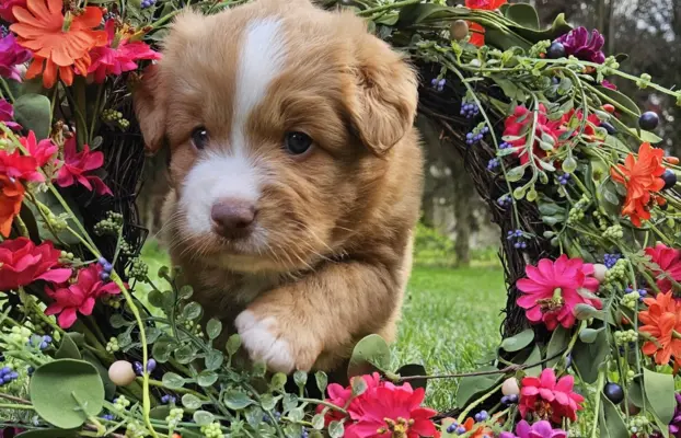 Szczenięta toller nova scotia retriever z Nowej Szkocji 2
